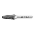 Continental Abrasives SL-4 Double Cut Conical Ball Nose Tungsten Carbide Burr CB-SL4D